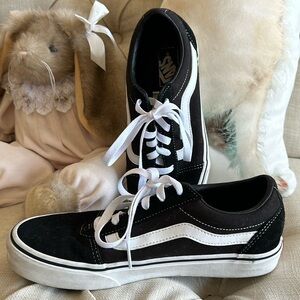 VANS OFF THE WALL canvas and suede sneakers